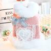 2025 New Dog Clothes Autumn Winter Thick Cat Princess Coat Love Fur Collar Fragrant Wind Outfit for Small Dog Pet