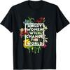 Angry Women Will Change World Cool Retro Pro Feminist Flower T-Shirt