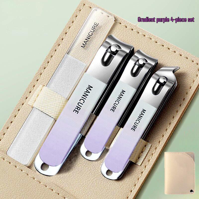High-End Stainless Steel Nail Clippers & Pedicure Set for Adults