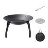 Charcoal Grill Wood Burning Firepit with Carry Bag BBQ for Outdoor Barbecue