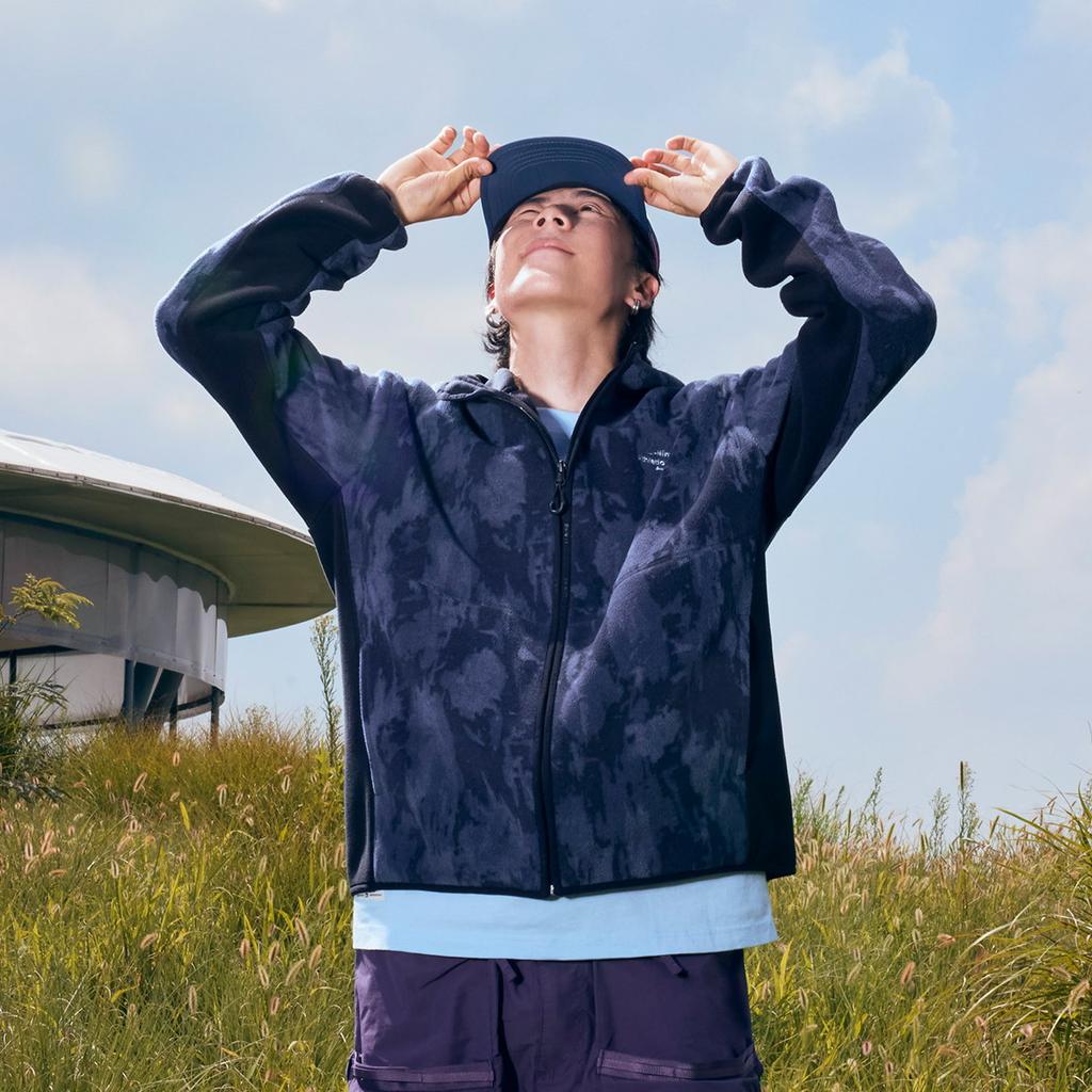 Li Ning Fitness Serie Infrarot Wärme Antistatisch Outdoor Radfahren Klettern Fitness Zip-Up Kapuzenjacke Herrenjacke Schwarz Rockweiß-Grau AFDU963-5