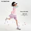 FUN ACTIVE Girl's Cotton-Feel Quick-Dry Color Block Sport Tee