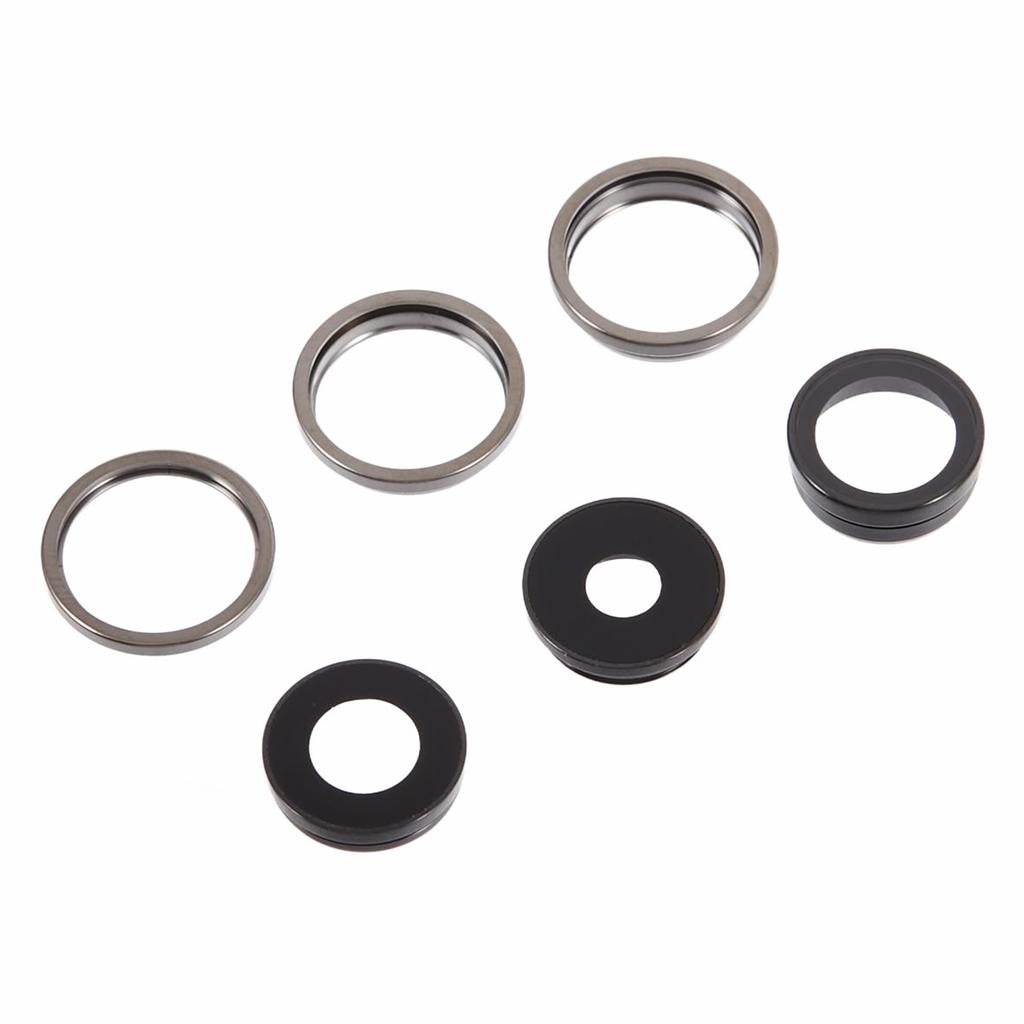 Pentru iPhone 15 Pro 1 Set Capac Obiectiv Jantă Cameră Spate (fără Logo)