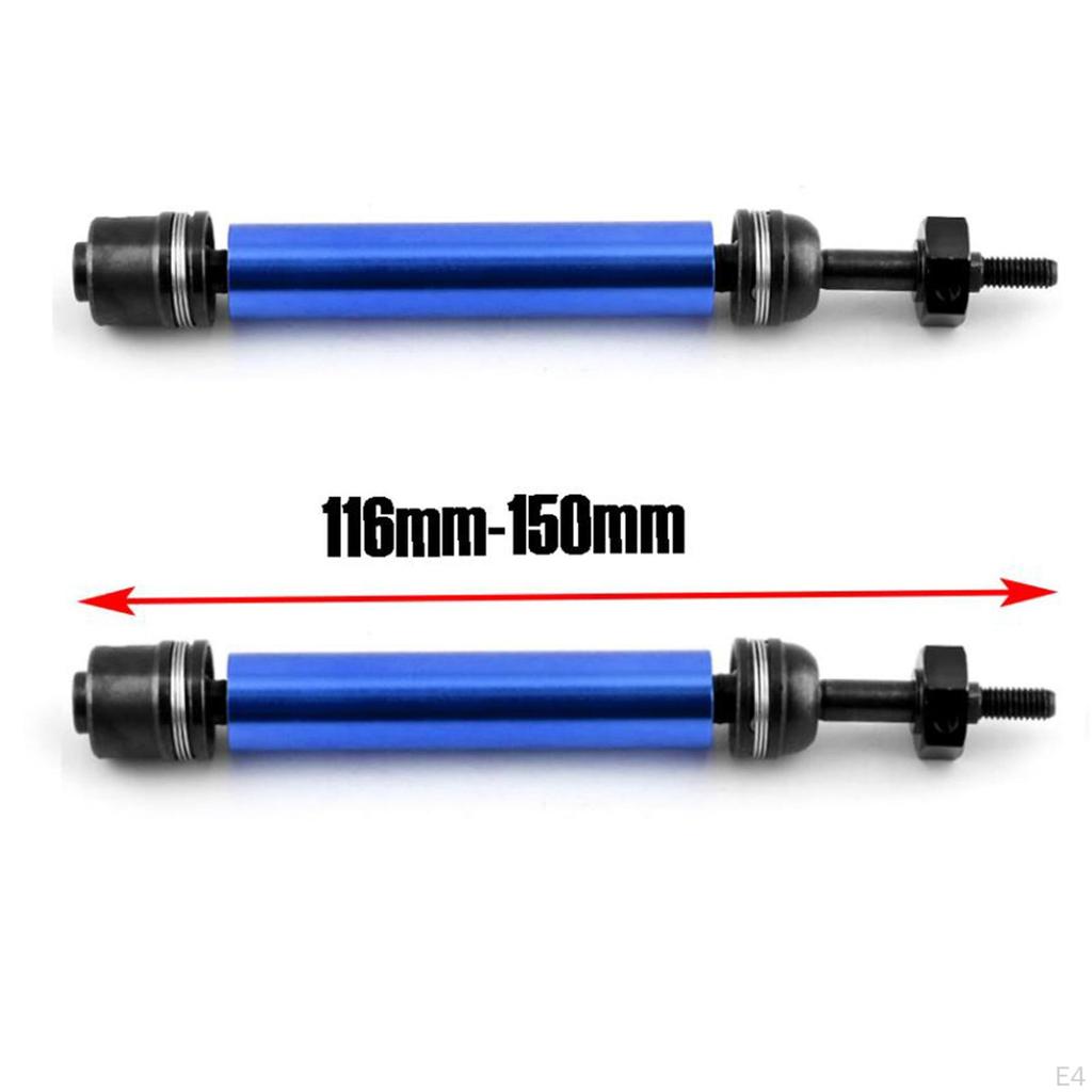 Adjustable Driveshaft Metal CVD Shaft Universal Joint for 1:10 Scale RC Car Model Buggy Accessory