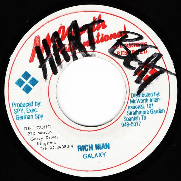 

7inch Record GALAXY P - Rich Man NONE McWorth Interna Jamaica Reggae, Ska & Dub Used