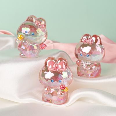Beautiful Rabbit Table Decor Transparent Adorable Home Decor