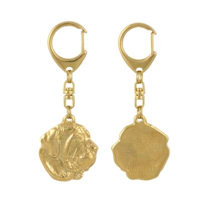 Fila Brasileiro - Gilded Key Ring with Dog, Handbag Decoration, Luxury Accessory by Brand