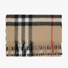 Burberry 8076576 A7026 Check Cashmere Fringe Muffler