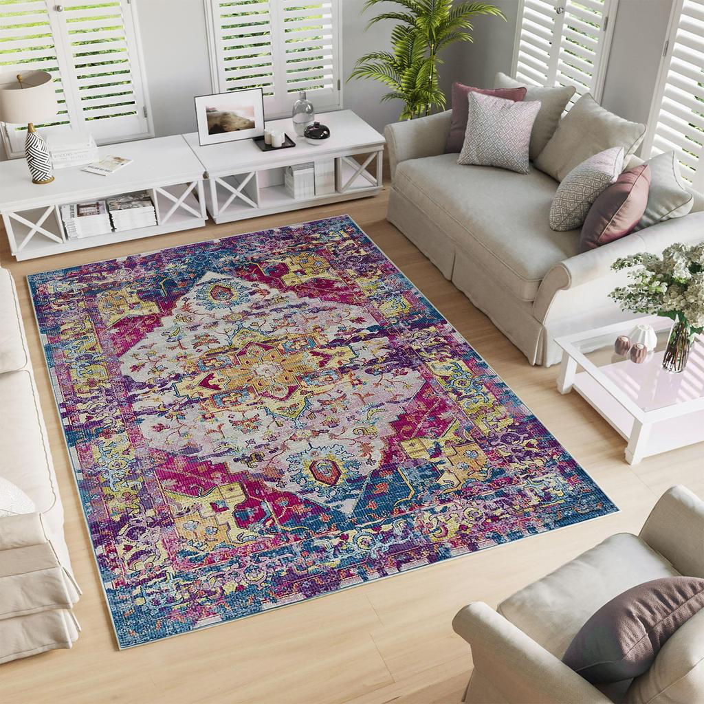 Decorative Special Design Worn Classic Patterned Washable Non-Slip Floor Carpet
