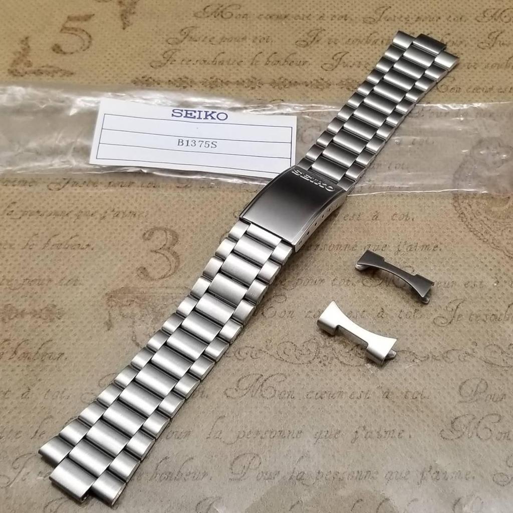 Used Genuine Seiko 19mm Band 7S26-0480, 7009-3040, 7S26-3040, 7S26-3040, 7009-3041 Stainless Steel Belt B1375S