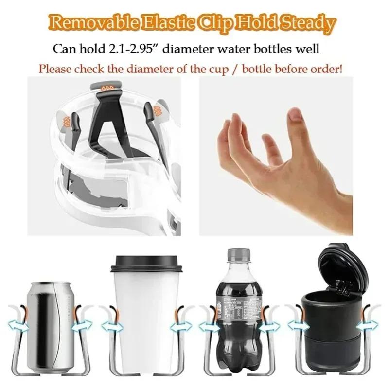 Universal Car Headrest Cup Holder Seat Back Organizer Car Rear Seat Snack Tray Double Cup Holder Car Interior Accessories