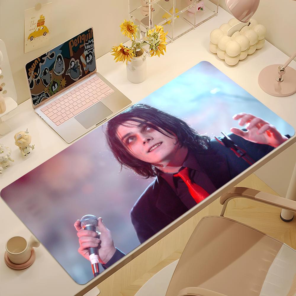 My CChemical Romance Band Mouse Pad Desk Mat Large Nonslip Antifray Keyboard Ergonomic Office Rubber PC Home Custom