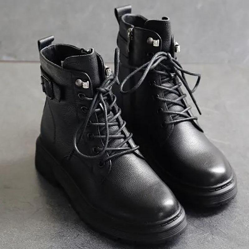 Botas Martin Blancas Damas Estilo Británico Motocicleta de suela gruesa  Otoño e Invierno Plus Botas de Mujer de Terciopelo Botines comprar a buen  precio — entrega gratuita, reseñas reales con fotos — Joom