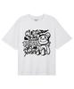 PRIMATE [Cool Cotton] Burning Oversized Short Sleeve T-Shirt 8 Colors (Type A)
