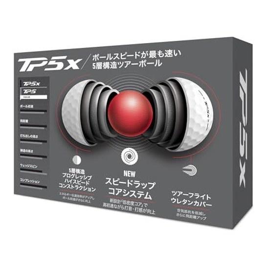 Taylor Made TMJ24 TP5 pix TP5x JPN 12 pieces Golf Balls 2024 model