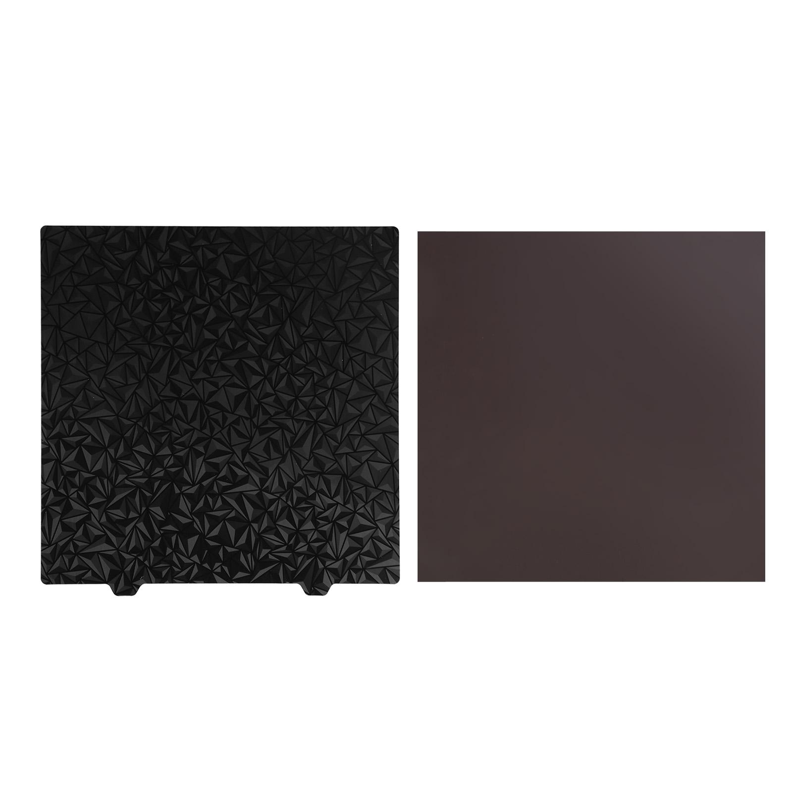 

Пластина для печати PET PEI, двухсторонняя, 355x355 мм, сглаживающая, порошковая, пружинная сталь, 3D-принтер, печатная платформа для