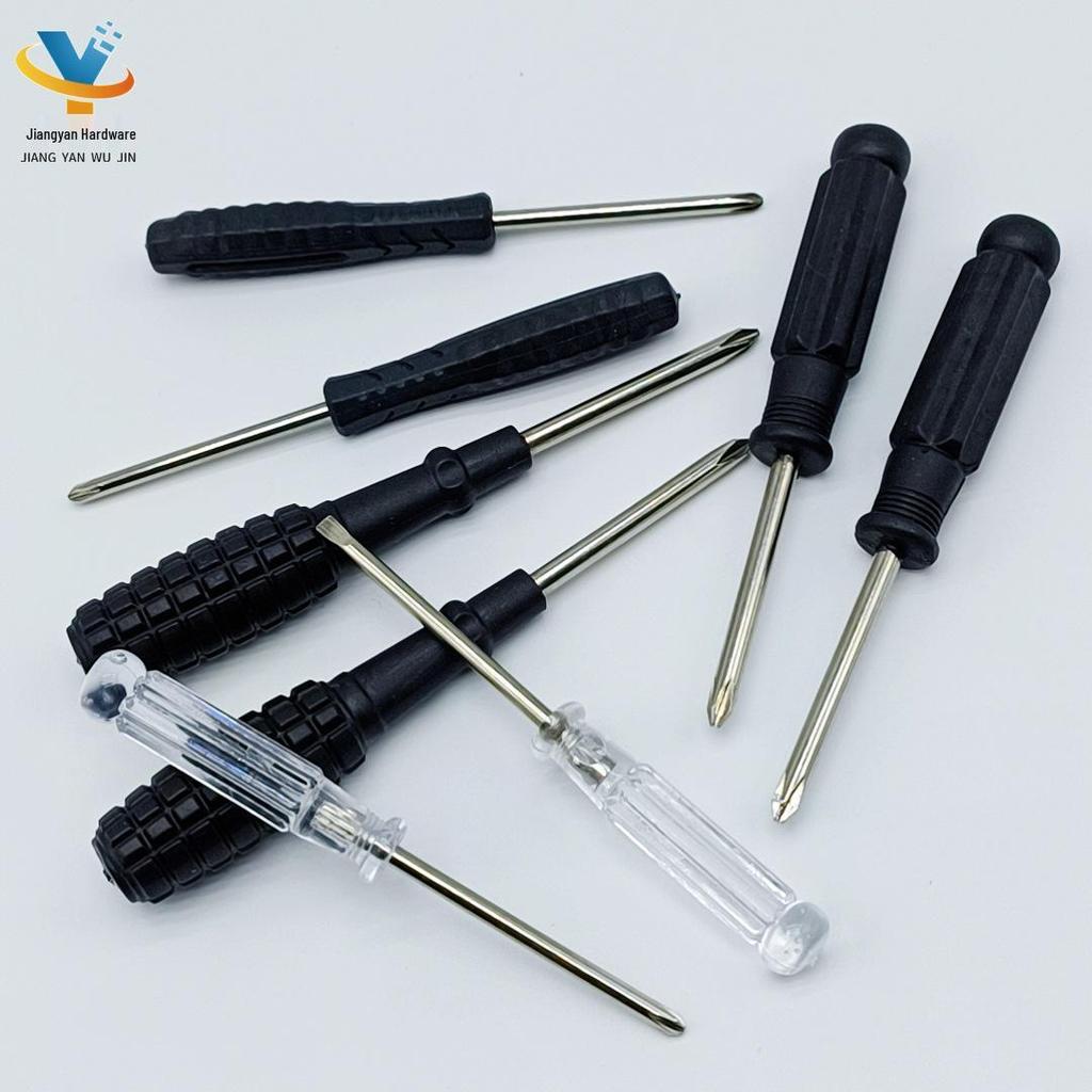 3.0/4.0 Cross Black Transparent 2-inch Screwdriver for Furniture, Toys, and Appliances