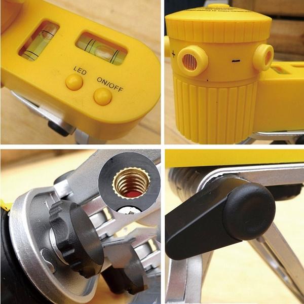 Upgrade Multifunctional Tile Tool Measuring Tools Vertical Horizontal Level with Tripod Plastic Laser Level