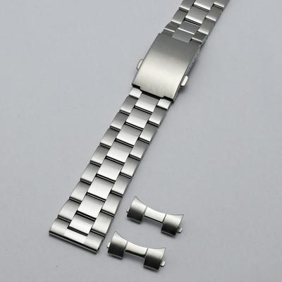 18mm 20mm 22mm 24mm Solid Stainless Steel Watch Strap Watchband Men Women Universal Metal Watch Band Bracelet Butterfly Buckle