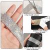 1Yard Crystal Diamond Sticker Creative Personality Rhinestone Strip Sheet Self Adhesive Ribbon DIY Handmade Car Phone Decoration