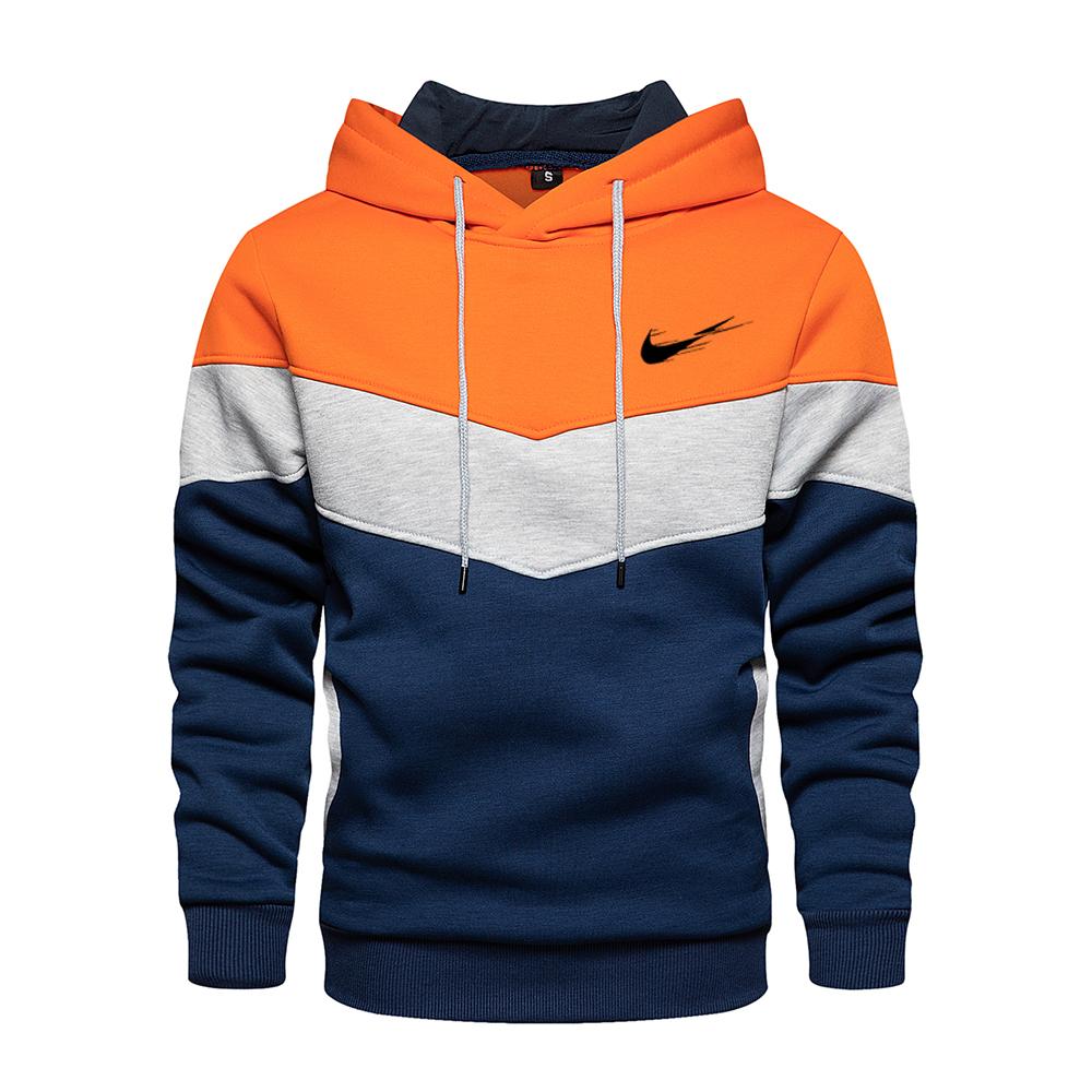 

Нова високоякісна бавовняна брендова чоловіча жіноча толстовка з капюшоном, осінь і зима, хіп-хоп, вуличний светр з капюшоном, парна толстовка S помаранчевий