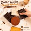 With Scent Notebook Chocolate/Cookie Shape Pocket Journal Cookie Shaped Notebook  Gift