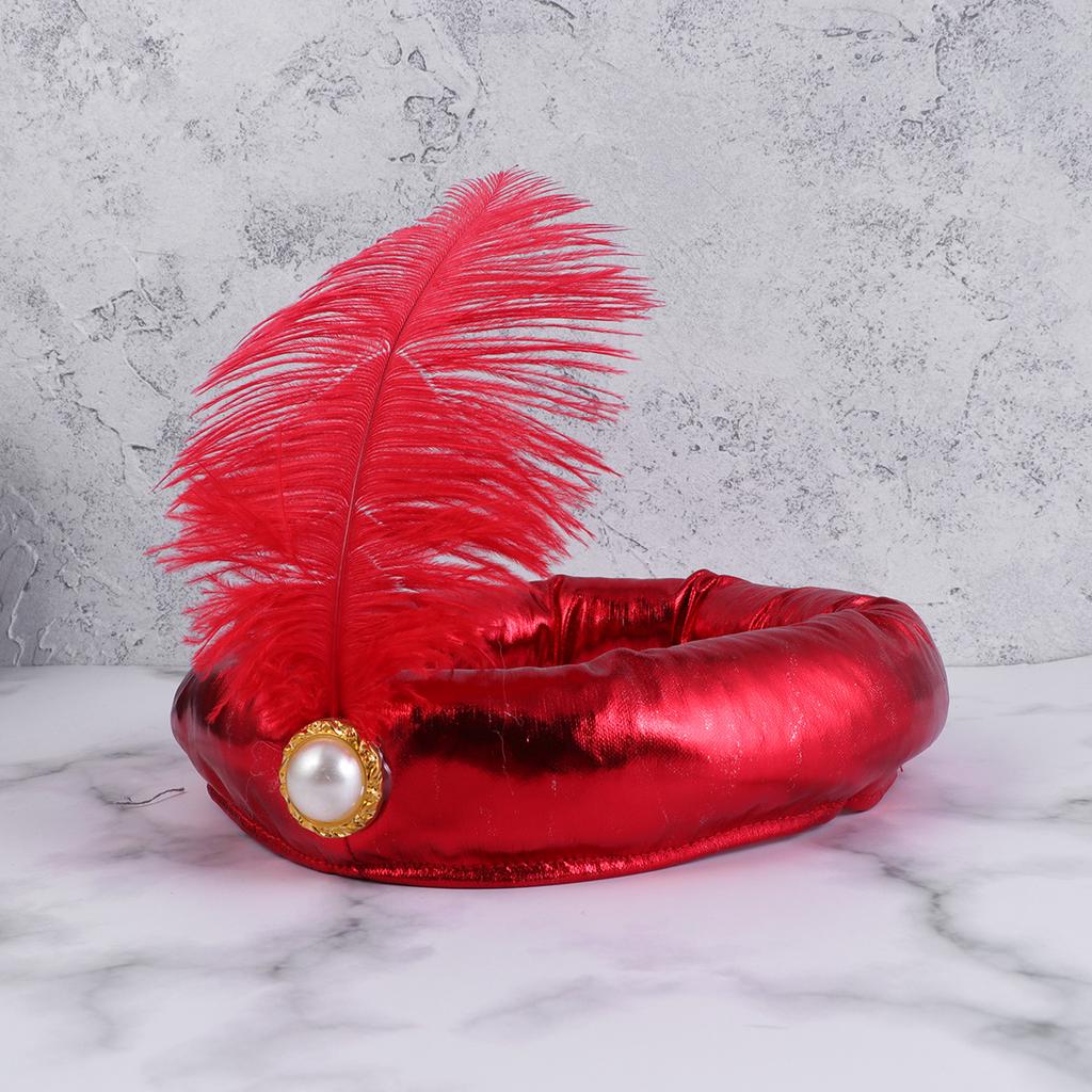 Halloween Kings Hat Indian Turban Hats Prince Hat Arab Headwear Decoration Headdress For Boys Cosplay Party Supplies