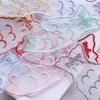 1Pcs Cute Fish Embroidered Bookmark Korean-Style Organza Transparent Page Marker For Reading School Office Stationery