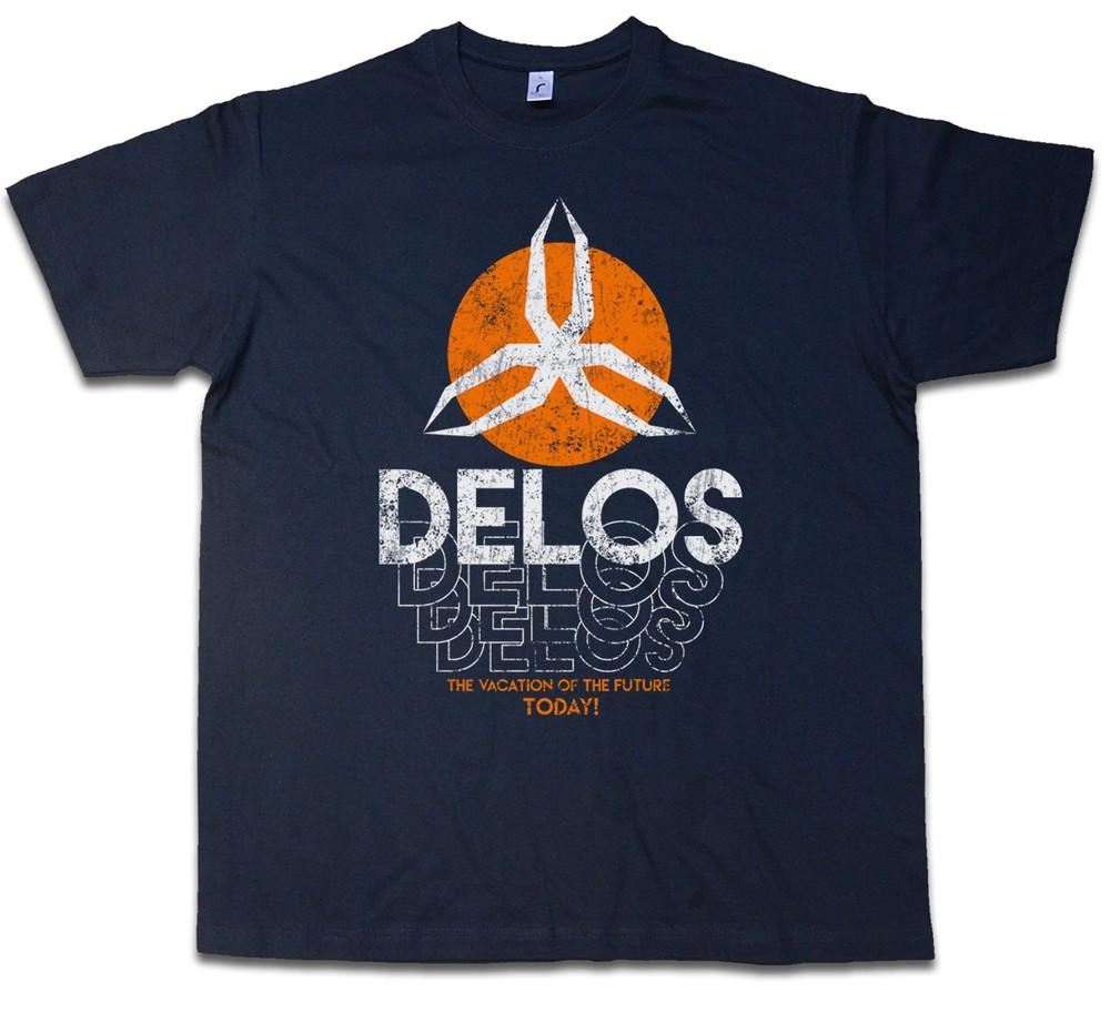 

WESTWORLD DELOS T-SHIRT Cowboy Robot Yul Roboter Brynner Gunslinger Android 2XL