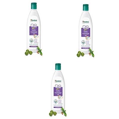 White 200 Ml Herbal Baby Massage Oil - Pack of 3