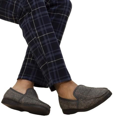 Lazy Dogz Mens Eisenhower Slippers cm marrone