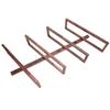 Rustic Wall Mounted Wine Rack Wine Bottle Holder Shelf for Household Dining Room Cabinet