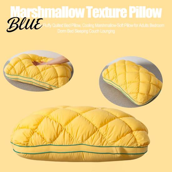 Pillow for Warm Sleepers Pineapple Bun Pillow Fluffy Quilted Bed Cooling Marshmallow-Soft Adults Bedroom Dorm Sleeping Couch Lounging