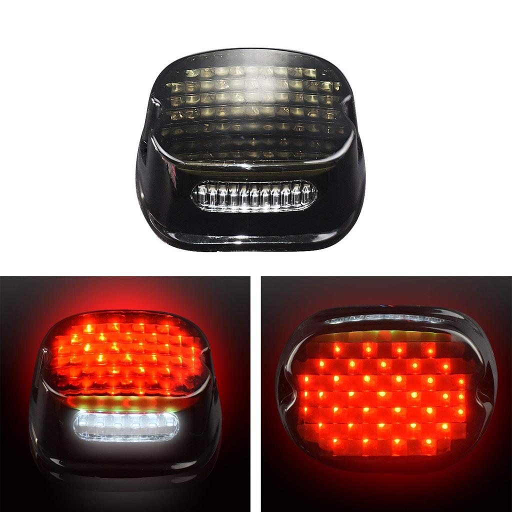 HDBUBALUS LED Tail Brake Light Low Profile Harley Touring Dyna Road King XL 833 1200