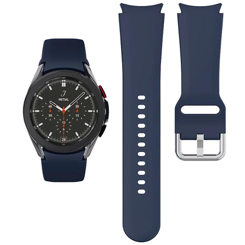 20mm Silicone Strap For Samsung Galaxy Watch 7/6/5/4 40mm 44mm Pro 45mm Bracelet Belt Galaxy Watch 6 4 Classic 47mm 46mm Correa