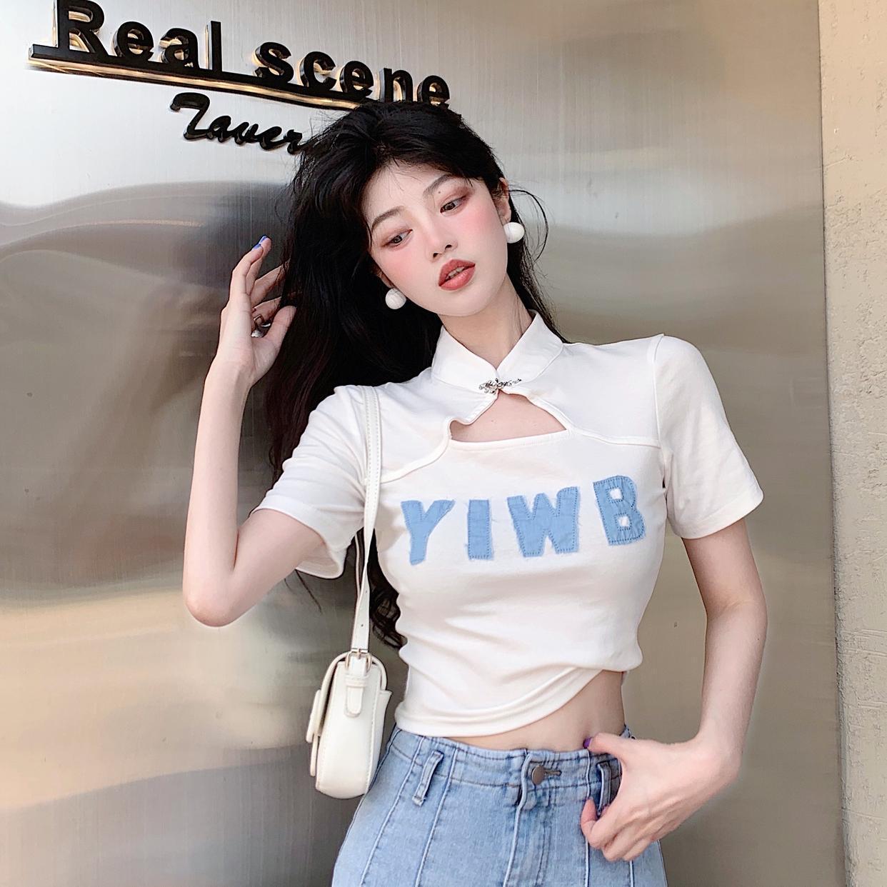 

Women s Sweet & Spicy Off-Shoulder Short Sleeve Summer Top - Unique & Exquisite Design M (Recommended 40-45 kg) белый