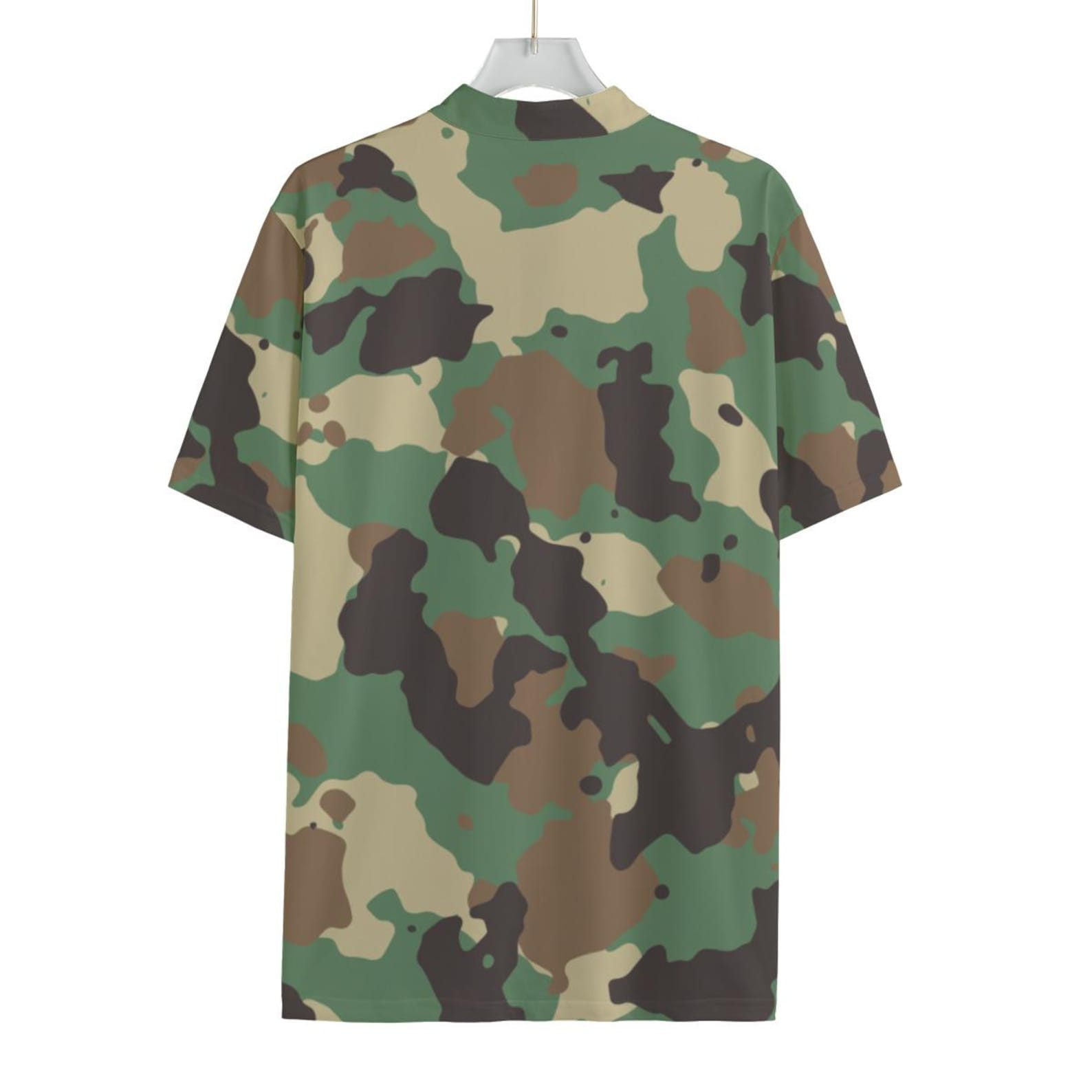 Forest Camo Cycling Jersey: Unisex Bike Shirt - MTB, Gravel & Road S