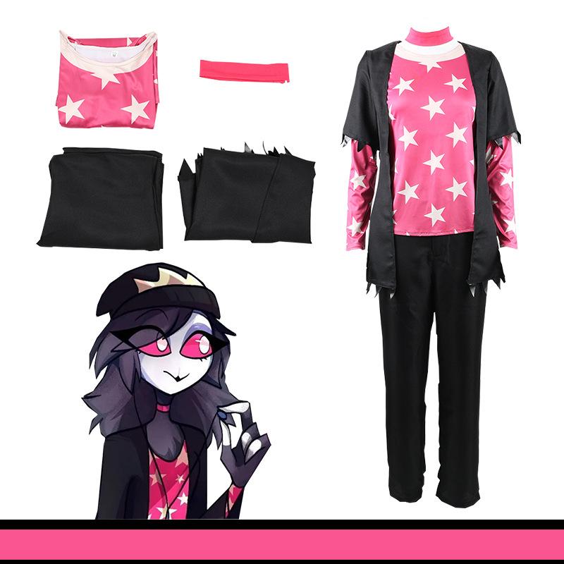 Dětský Halloweenský Cosplay Kostým Unisex Kluci Dívky Dlouhý Rukáv Horní Díl a Kalhoty Set Maškarní Oblečení Na Párty Karneval Svátek