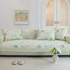 Ins Pastoral Sofa Cushion Fabric Non-Slip Sofa Cover Leather Sofa Cover Four Seasons Universal Pure Cotton Seat Cushion Summer