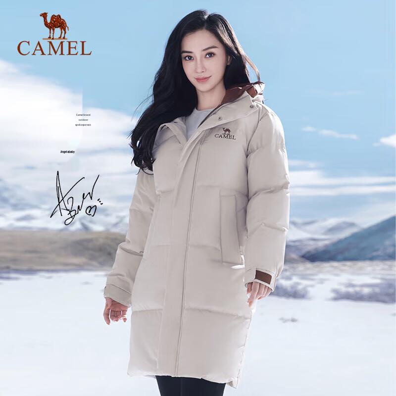 

Camel Women s Mid-Length Down Jacket XXL