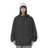 Vans On Point Anorak Windproof Plaid Hooded Jacket Women Jackets Black VN0A47U4BLK