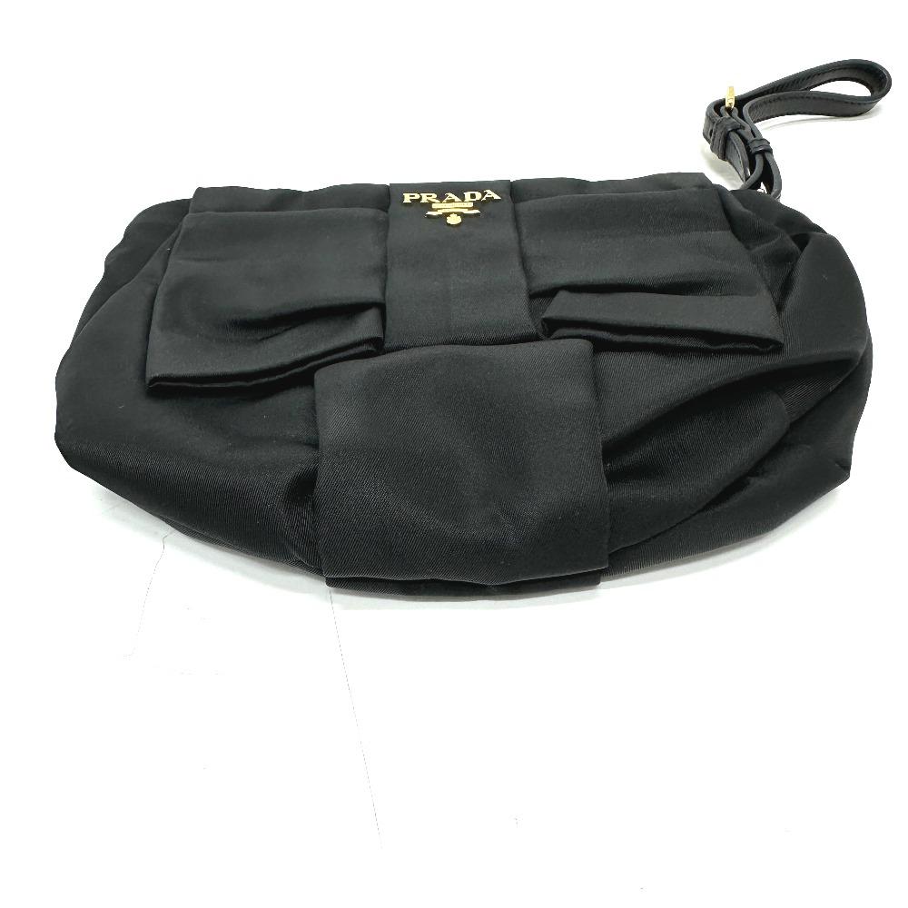 PRADA 1N1422 Logo ribbon with Strap Small items Multi-purpose Accessory pouch