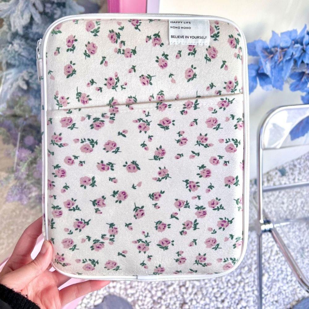 11/13 inch Laptop Sleeve Case Broken Flowers Shockproof Notebook Cover Ultra Thin Large Capacity Tablet Protective Pouch
