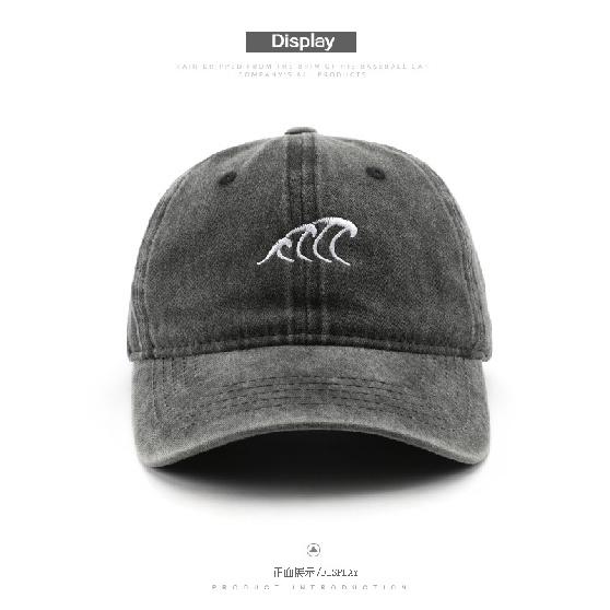 Men's Washed Embroidered Baseball Cap, Outdoor Women's Sun Hat, Sun Visor