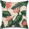 New Nordic Green Plant Printed Pillow Case Sofa Pillow Leaf Series Decorative Pillow Linen