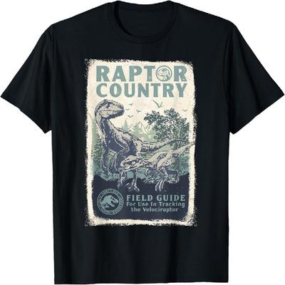 Jurassic World Dominion Welociraptor Raptor Country Plakat Koszulka