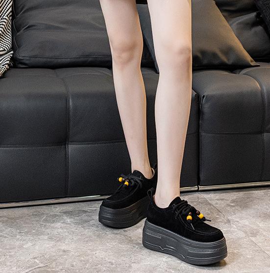 Fashion 7CM Women Casual Shoes Platform Sneakers for Women Wedge Heel Sneaker High Heel Pumps Slip on Comfortable Loafers