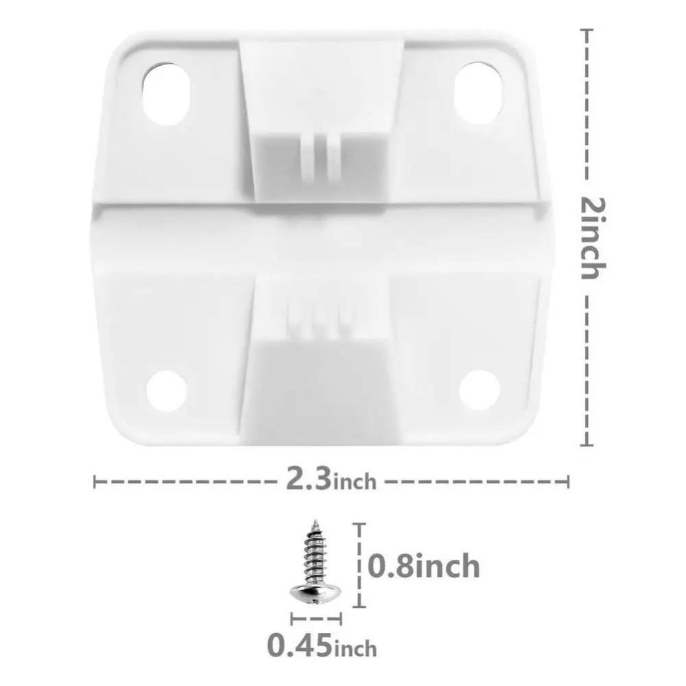 2 Pcs Hinge For Cold Chain Cabinet Replacement Part Plastic Material Plastic Hinge Storage Cabinet Outdoor Use Hinge For Cooler