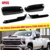 For Chevy Silverado GMC Sierra 2500 3500 - Car Rearview Side Mirror Cover Wing Cap Exterior Door Rear View Case Trim
