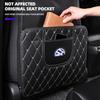 Car Back Seats Anti Kick Pad Mat Half-size PU Leather Cover Seat Back Kick Mats For Volkswagen VW GTI Rline Polo Golf MK8 Passat